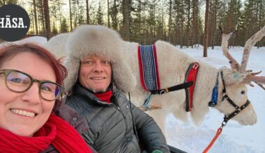 Hämeenlinnalaiset Hanna ja Risto Kökkö myivät talonsa Iittalasta ja hyppäsivät uuteen: "Naamasta näki, että pohjoinen luonto oli Ristolle se juttu" | Paikalliset