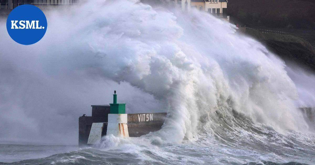 Ranskassa ja Britanniassa Goretti-myrskyn vuoksi yhteensä satojatuhansia kotitalouksia on ilman sähköä | Uutissuomalainen