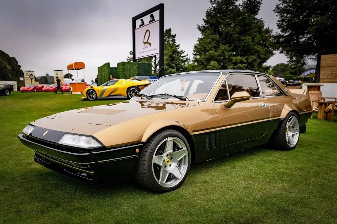 Asiakas antoi virityspajalle avoimen shekin Ferrari 412:n muutostöihin – tältä näyttää 5 000 euroa ja 1,5 miljoonaa euroa myöhemmin