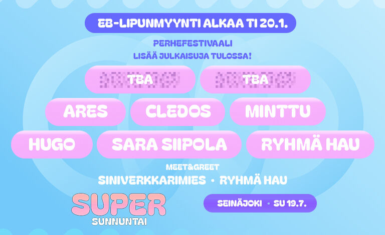 Ikärajaton perhefestivaali saapuu myös Seinäjoelle!🩵 - Uutiset