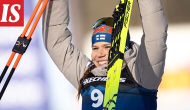 Jasmi Joensuulla elämänsä kilpailu – maalissa tunteikas hetki isän kanssa