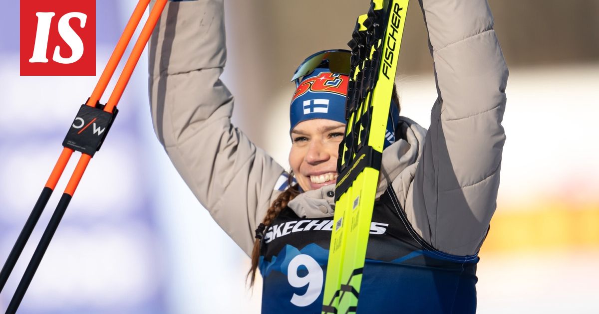 Jasmi Joensuulla elämänsä kilpailu – maalissa tunteikas hetki isän kanssa