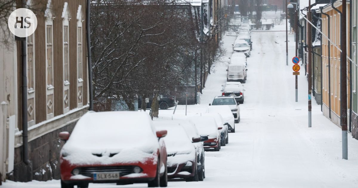 Etelään voi rysähtää perjantaina jopa yli 20 senttiä lunta