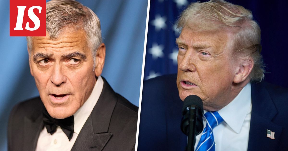 Donald Trump solvaa George Clooneya