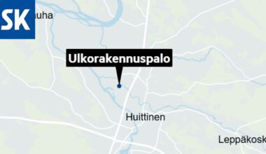 Autotallin sisältävä ulkorakennus paloi Huittisissa
