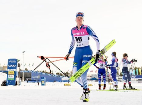 Vilma Nissinen kuvattuna helmikuussa.