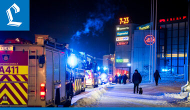 Rovaniemellä kauppakeskus Rinteenkulmassa havaittiin savua – rakennus tyhjennettiin ihmisistä