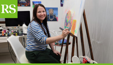 Raahelainen Alena Kashicheva kokeilee rohkeasti erilaisia taidemuotoja – Uusin mielenkiinnon kohde on UV-maalaaminen