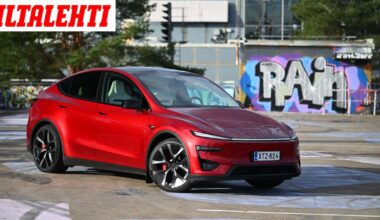 Tesla Model Y:n hurja nousu Suomessa – Ylivoimaisesti rekisteröidyin automalli joulukuussa