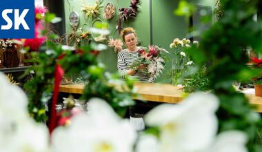 Rauman Valla Fiini -kukkakaupan yrittäjä Pauliina Hiukkamäki kertoo, että kukkakaupan pyörittäminen ei ole aina helppoa.