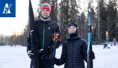 Tampereen ainoa hiihto­kuntoinen latu houkutteli sunnuntaina hiihtäjiä kovassa pakkasessakin