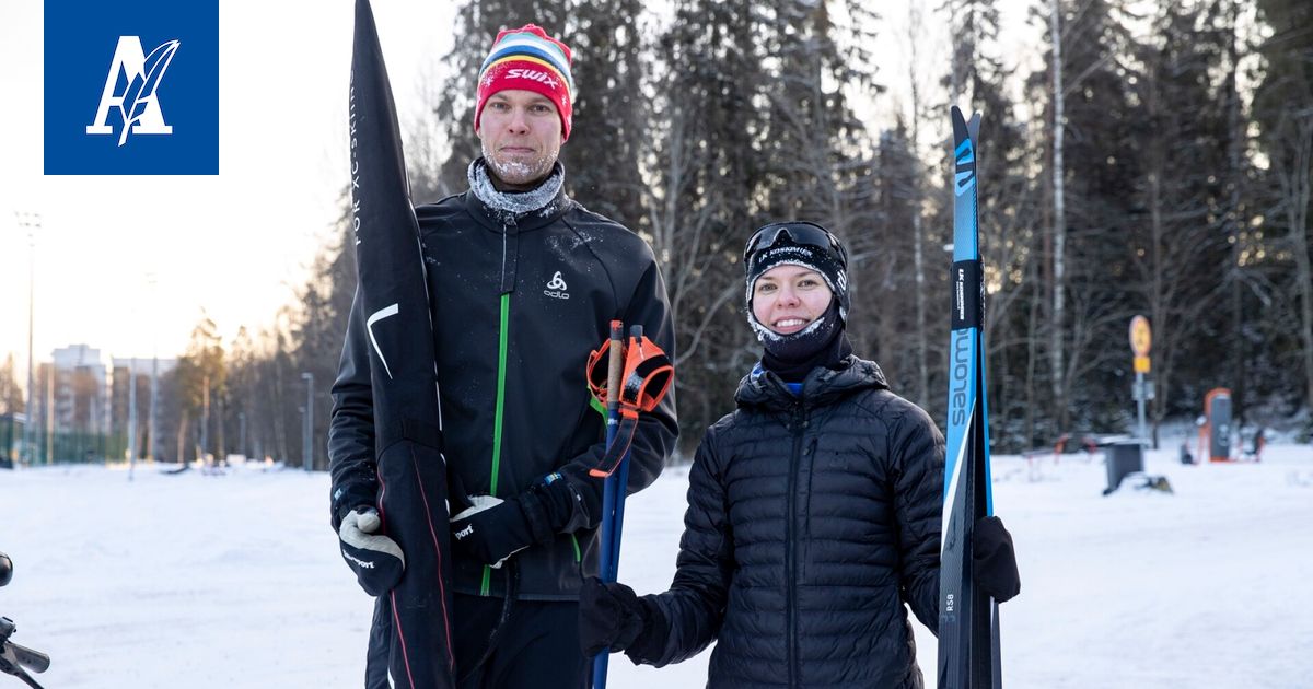 Tampereen ainoa hiihto­kuntoinen latu houkutteli sunnuntaina hiihtäjiä kovassa pakkasessakin