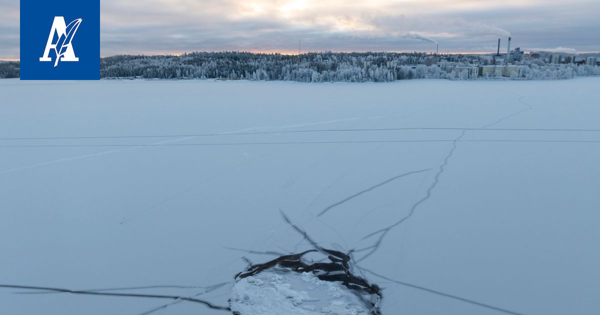 Näsijärvi on nyt jäätynyt – katso video ja kuvat kauniista pakkaspäivästä Tampereella