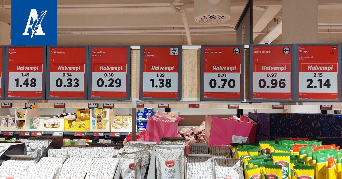 Lidlin myymälät täyttyivät massiivisista yhden sentin alennuksista – näin yritys perustelee poikkeuksellisia punalappujen rivistöjä - Aamulehti