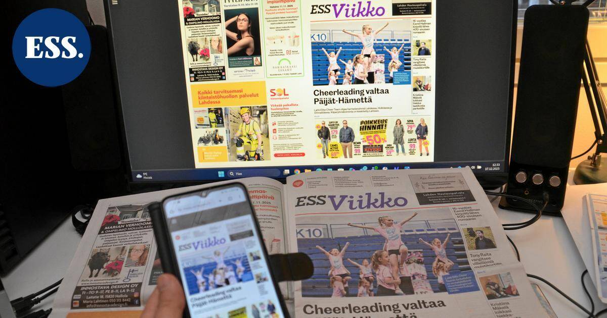 Kaupunkilehti ESS Viikon ensimmäinen numero jaossa keskiviikkona | Päijät-Häme