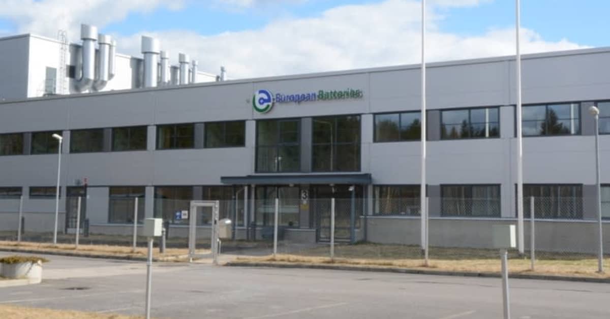 Varkauden akkutehtaan konkurssipesä on myynyt tehtaan koneet ja laitteet