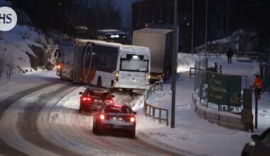 Satamatunneli sulkeutui ja liikenne puuroutui Vuosaaressa
