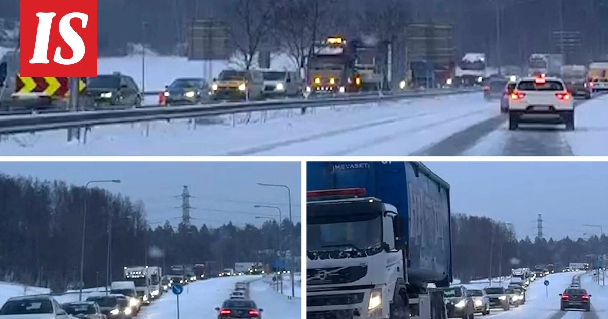 Vuosaaren sataman tunnelin sulku yllätti autoilijat