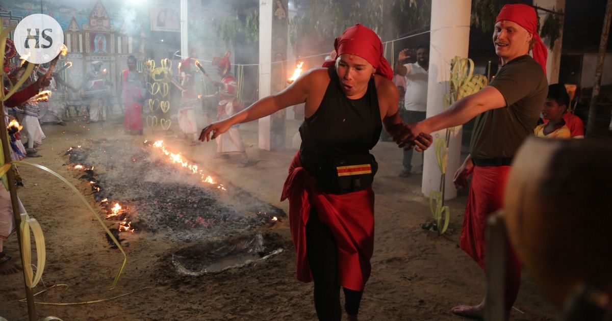 Tulisilla hiilillä kävely aiheutti palovammoja Amazing Racen kilpailijoille