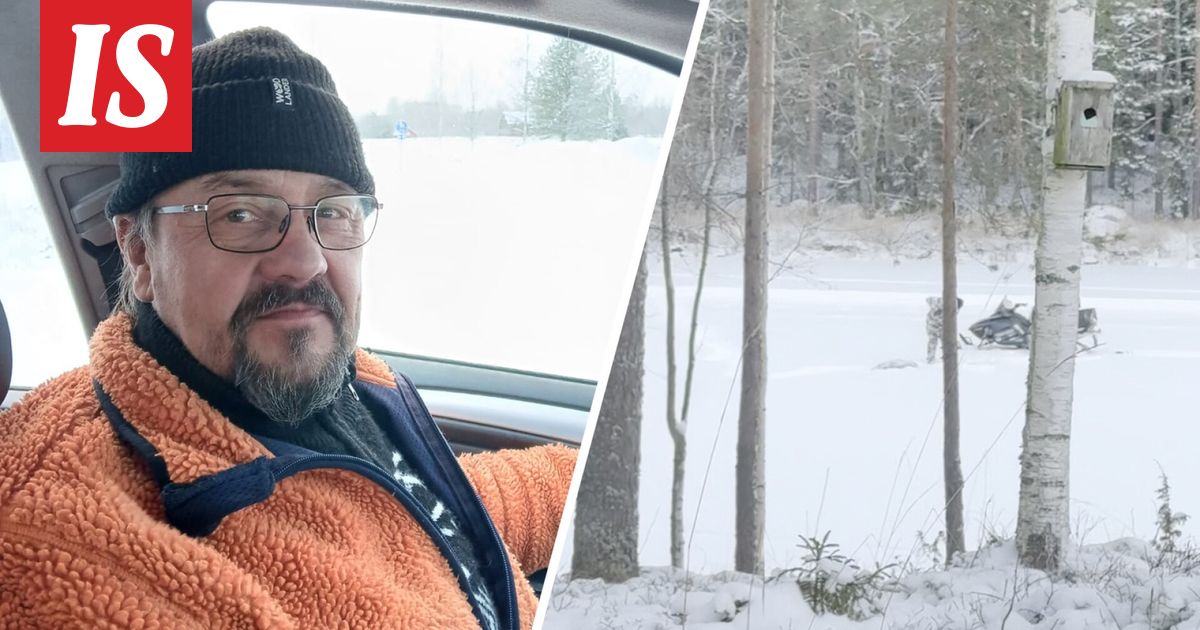 Mika pelasti norpan jäältä Varkaudessa