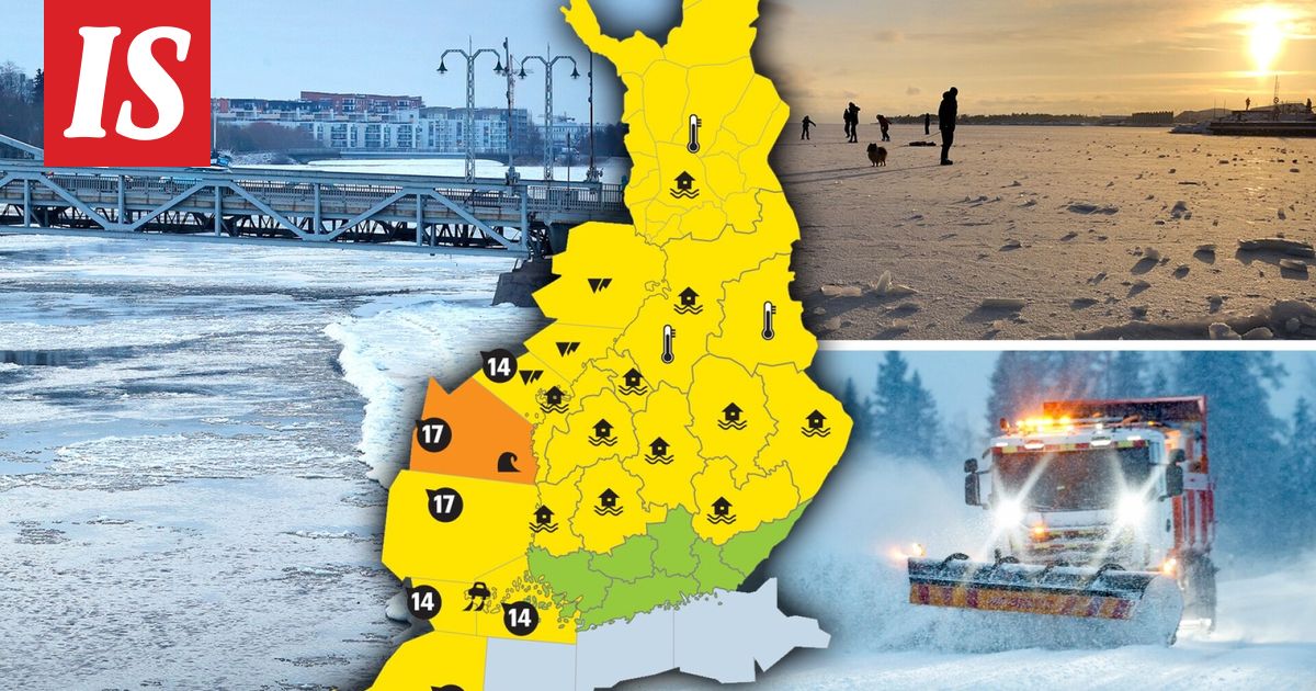 Useita säävaroituksia ympäri Suomea - Ilta-Sanomat