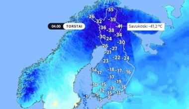 Tämän talven kylmimmät lukemat mitattu Savukoskella | Uutisia lyhyesti