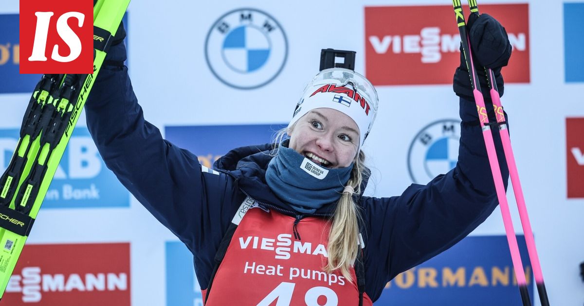 Suvi Minkkiselle huippusijoitus ampumahiihdon maailmancupissa