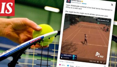 Tennis: Onko tässä maailman huonoin tennispelaaja? Video leviää