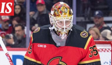 NHL: Rajua spekulointia Linus Ullmarkista – Ottawa puuttui peliin