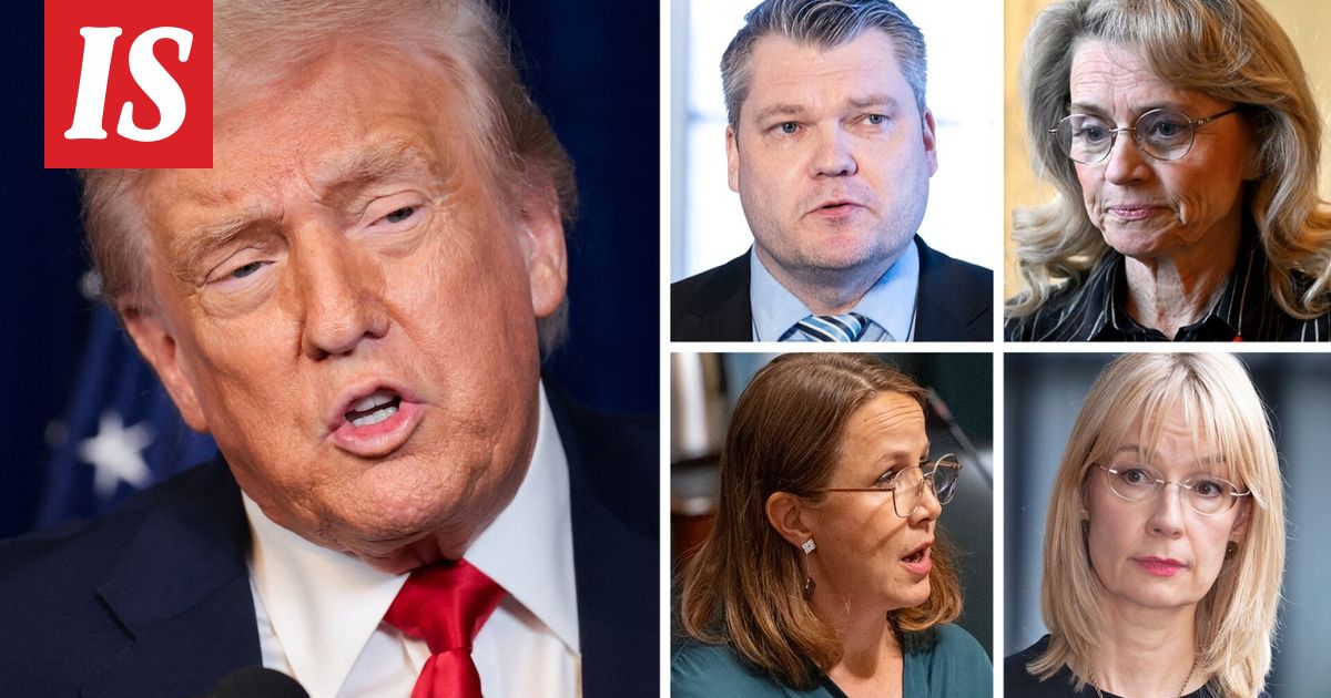 Kansanedustajat arvostelevat valtionjohdon varovaisia Trump-kommentteja