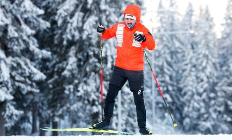 Perushiljaista pystyy hiihtämään, vaikka yli 20 asteen pakkanen oli liian kylmä kilpailuun.