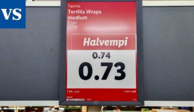 Lidlin myymälät täyttyivät massiivisista yhden sentin alennuksista – näin yritys perustelee poikkeuksellisia punalappujen rivistöjä