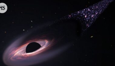 Supermassiivinen musta aukko hurjalla karkumatkalla