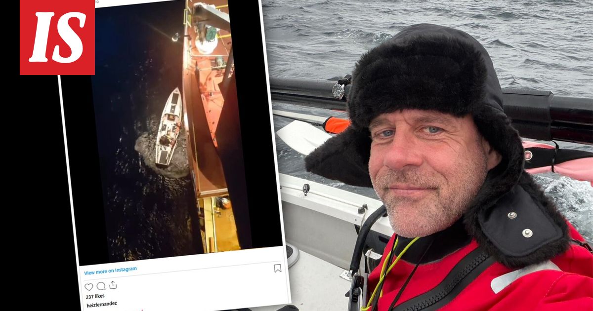 Hurja video mereltä leviää – tässä pelastetaan Jari Saario