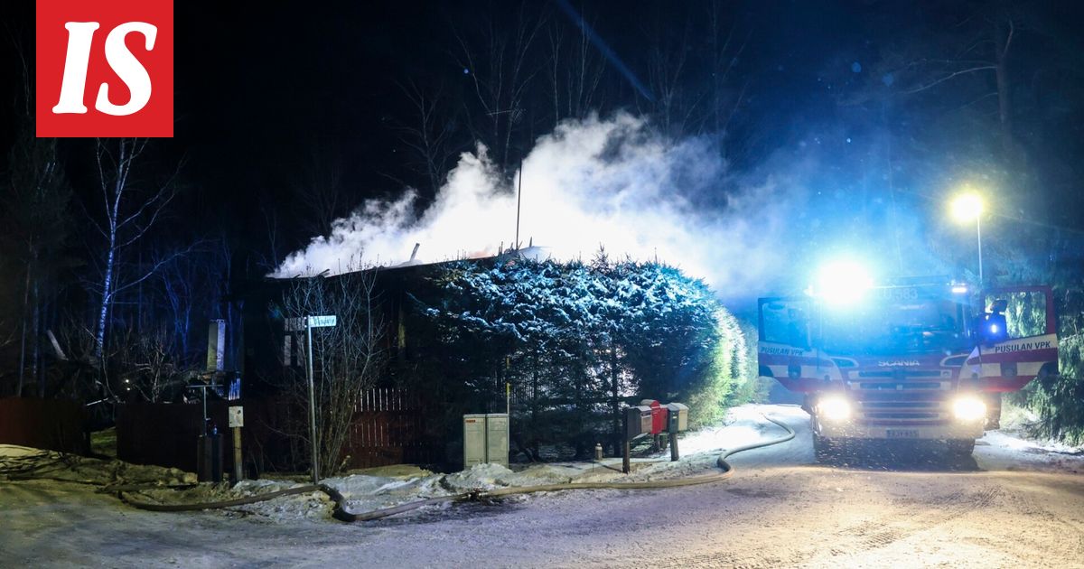 Tuhoisa tulipalo Lohjalla: ”Pari seinää pystyssä”