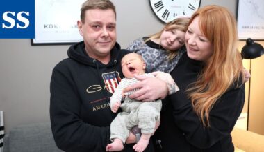 Tiia Routakankaan ja Eetu Salmisen vauva on Harjavallan vuoden ensimmäinen