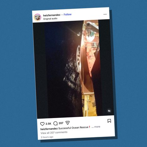 Kuvakaappaus Instagramissa julkaistulta videolta.