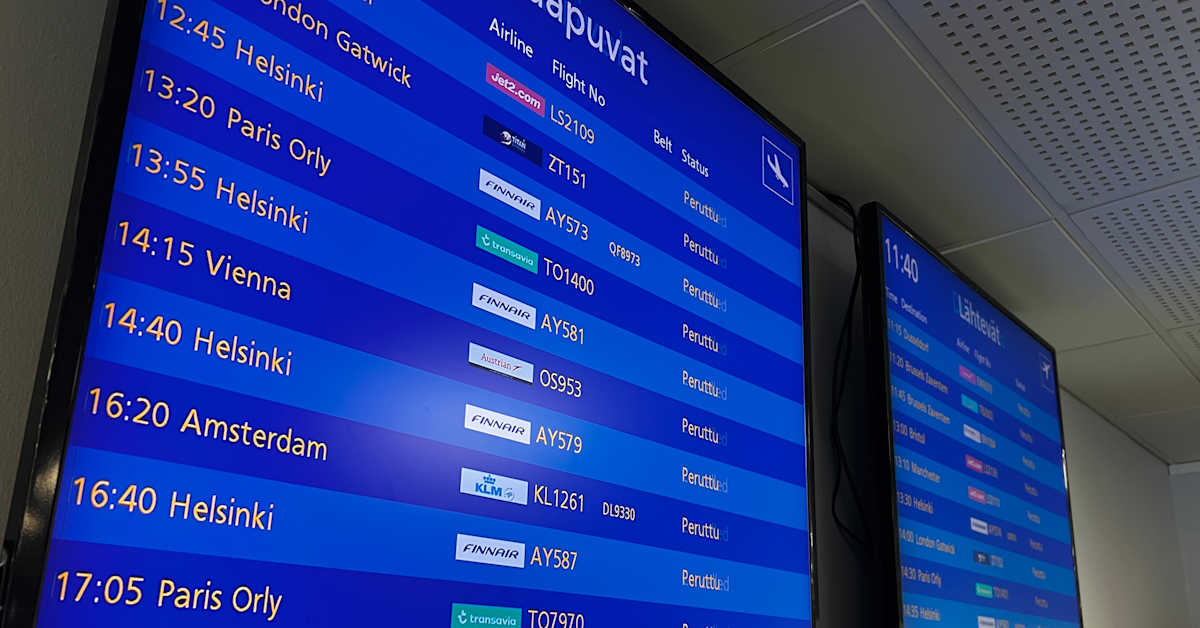 Äärimmäinen pakkanen lamautti Kittilän lentokentän – jopa tuhannet matkustajat odottavat tietoa paluulennoista | Kotimaa