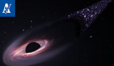 Supermassiivinen musta aukko syöksyy avaruuteen ennätysvauhdilla