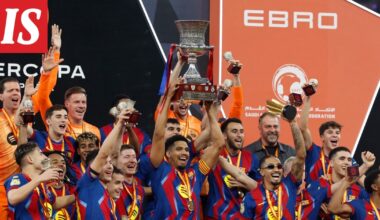 Täysi kaaos El Clásicossa – Kylian Mbappé törkytempun kohteena, Barcelona vei pokaalin