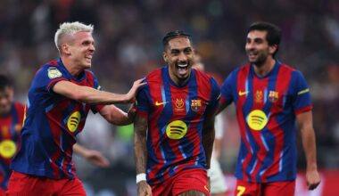 Barcelona löi Real Madridin Espanjan Super cupissa – avauspuolikkaan lopussa nähtiin historiallisen villi maalijuhla | Urheilua lyhyesti