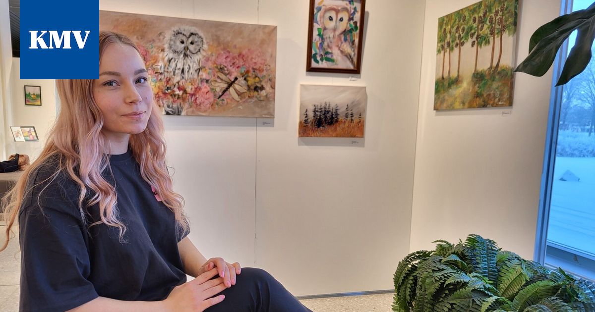 Miia Koskisen taide ammentaa luonnosta raikkaalla ilmaisutyylillä