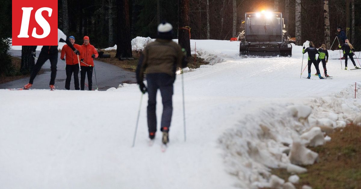 Espoo: Taksikuskit törttöilivät hiihtoladulla Oittaalla