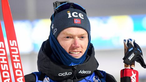 Sivert Guttorm Bakken kuvattuna Kontiolahdella maaliskuussa 2022.