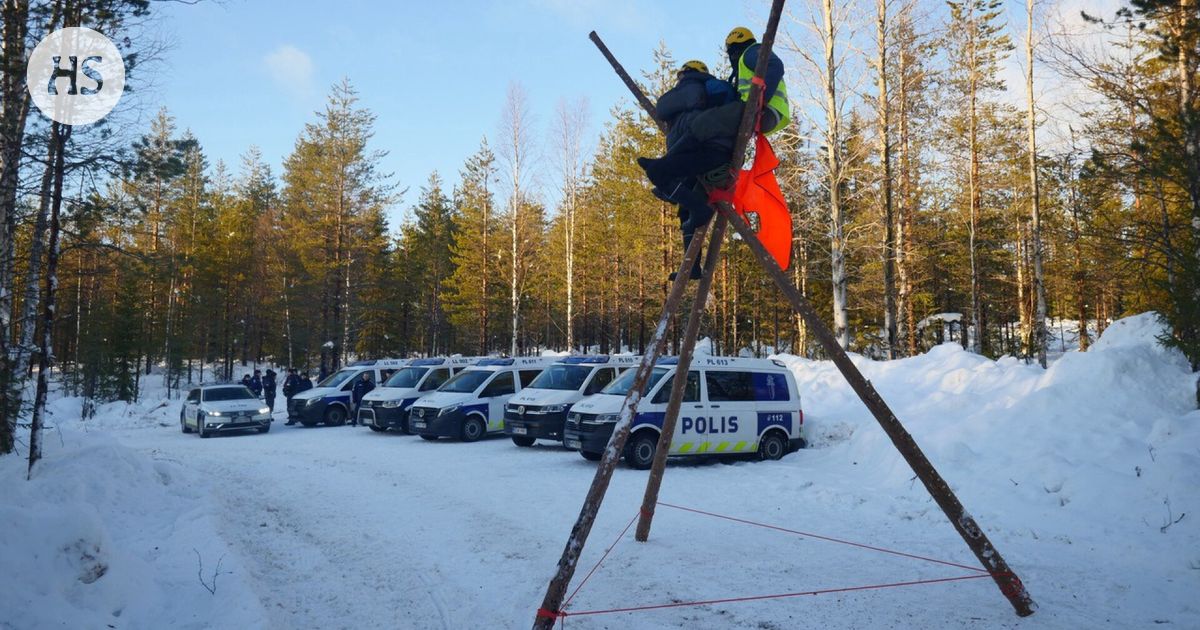 Elokapinan ympäristöaktivistit metsänhakkuiden ja kaivoskairausten estämisestä