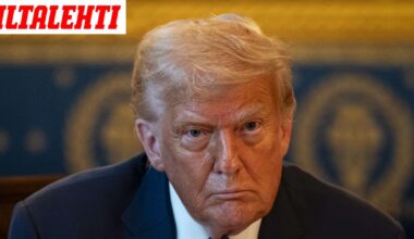 Trump näytti keskaria ja kiroili