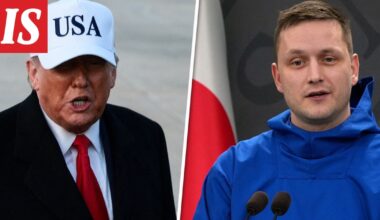 Donald Trump uhkaili Grönlannin pääministeriä Jens-Frederik Nielseniä