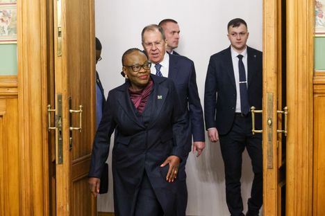 Lehdistötilaisuus liittyi Namibian ulko- ja kauppaministerin Selma Ashipala-Musavyin Moskovan-vierailuun.