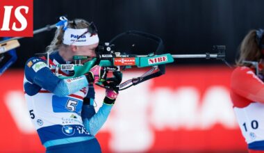 Ampumahiihto: Suvi Minkkiseltä tiukkaa tekstiä