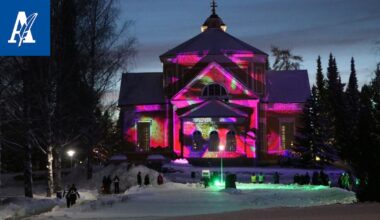 Eläimet tanssivat Ylöjärven yössä – Loiste-festivaali tuo jälleen valotaidetta ihasteltavaksi